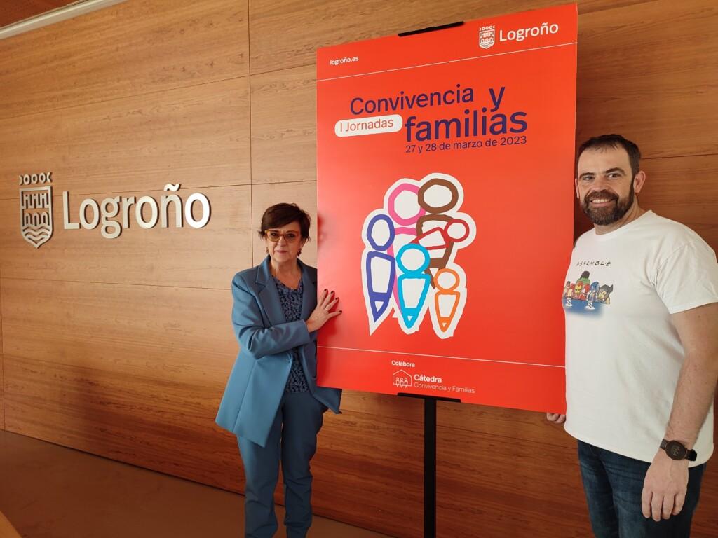 El Ayuntamiento de Logroño presenta las primeras Jornadas de ‘Convivencia y familias’ que se celebrarán el 27 y 28 de marzo.